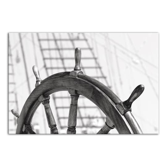 Captains Wheel Canvas Wall Art